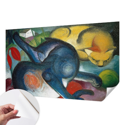 Fototapet barnrum Kattkonst