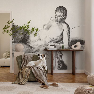 Självhäftande fotovägg Konstnärlig nakenhet