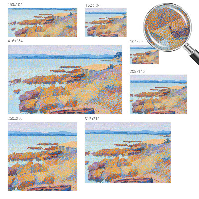 Peel and stick fototapet med motiv av havsutsikt
