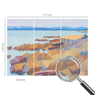 Peel and stick fototapet med motiv av havsutsikt