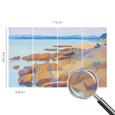 Peel and stick fototapet med motiv av havsutsikt