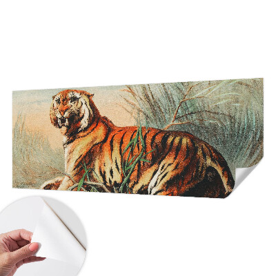 Fototapet för barn med motiv av tigernatur
