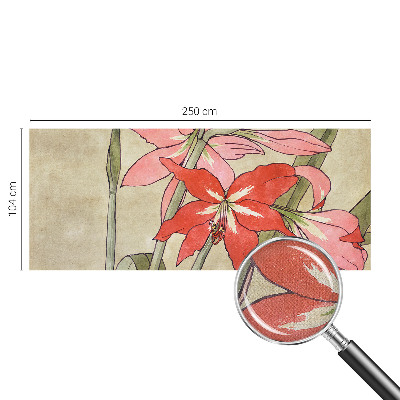 Självhäftande fototapet Dagliljor blommor