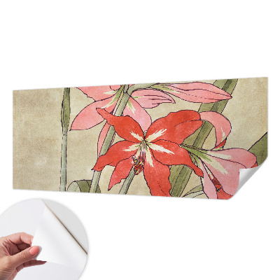 Självhäftande fototapet Dagliljor blommor