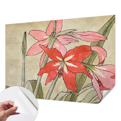 Självhäftande fototapet Dagliljor blommor