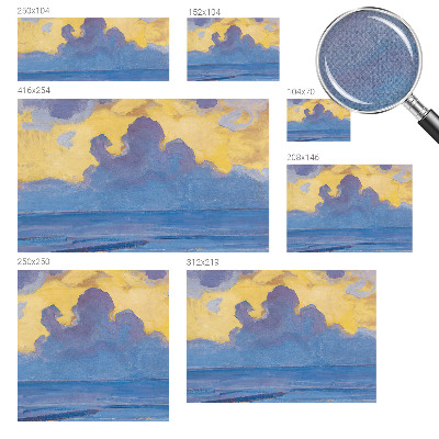 3D fototapet Molnlandskap