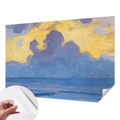 3D fototapet med motiv av ett molnlandskap