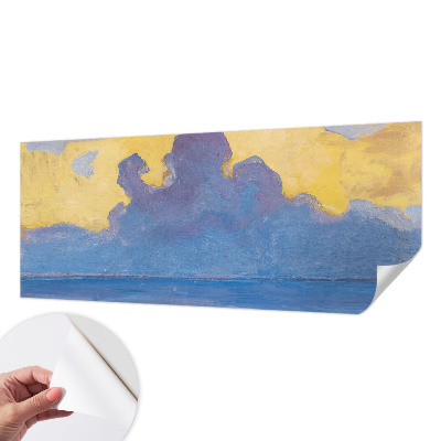 3D fototapet med motiv av ett molnlandskap