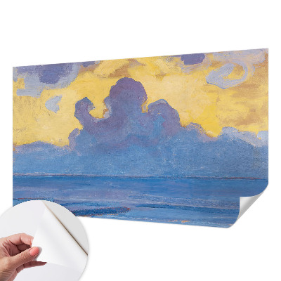 3D fototapet med motiv av ett molnlandskap