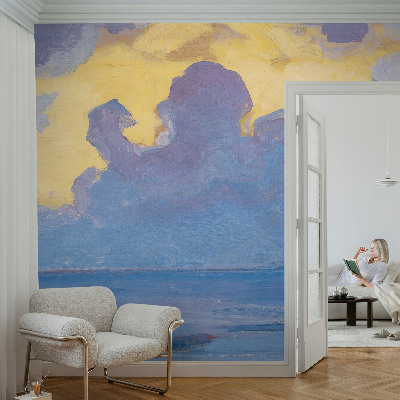 3D fototapet med motiv av ett molnlandskap