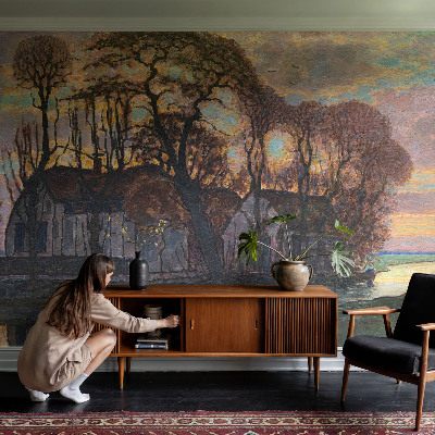 Peel and stick fototapet Kvällslandskap