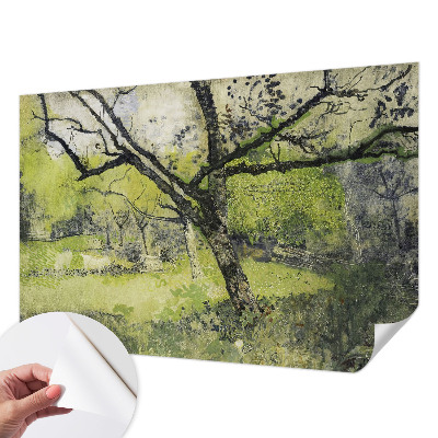 Fototapet barn med motiv från Vårparken