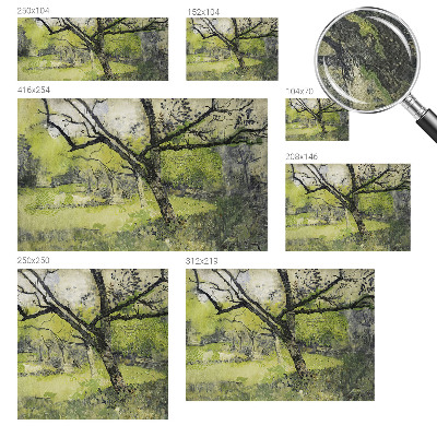 Fototapet barn Vårparken