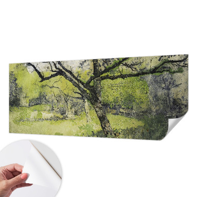Fototapet barn med motiv från Vårparken