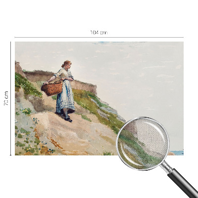 Självhäftande fototapet Kvinnligt landskap