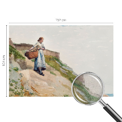 Självhäftande fototapet Kvinnligt landskap