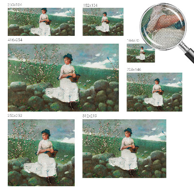 Självhäftande fotovägg Blommig fred