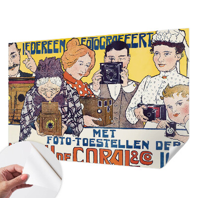 Peel and stick fototapet passion för fotografering