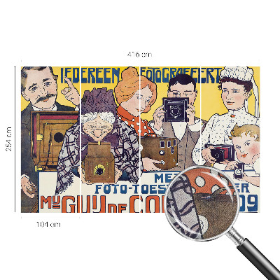 Peel and stick fototapet passion för fotografering