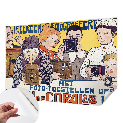 Peel and stick fototapet passion för fotografering