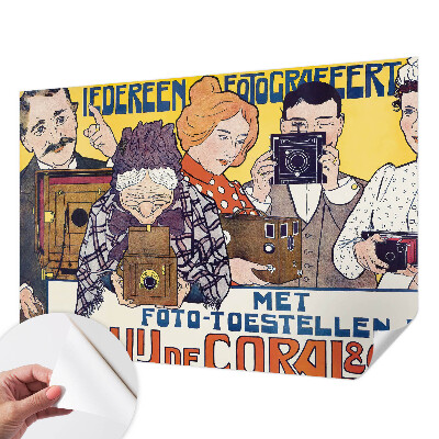 Peel and stick fototapet passion för fotografering