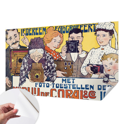 Peel and stick fototapet passion för fotografering