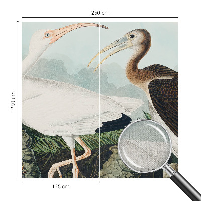 Fototapet för barn Fågelpar