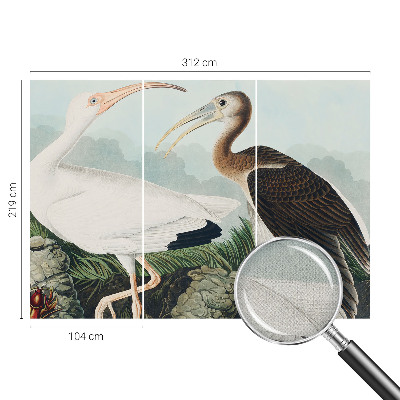 Fototapet för barn Fågelpar