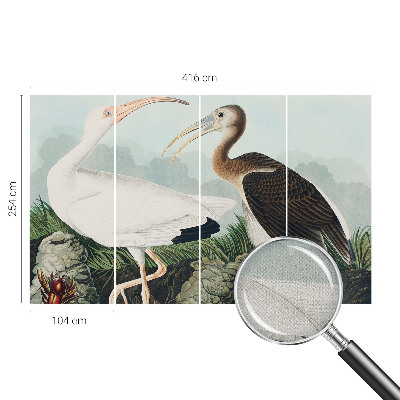 Fototapet för barn Fågelpar