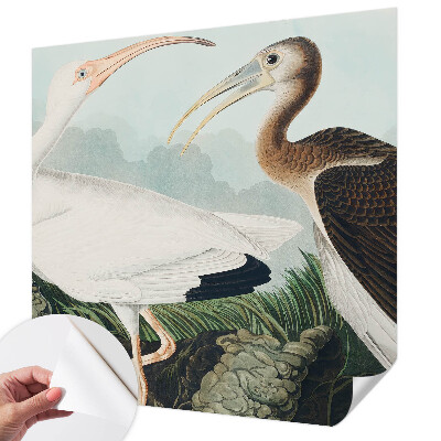 Fototapet för barn Fågelpar