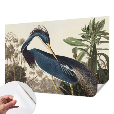 3D fototapet med motiv av exotisk natur