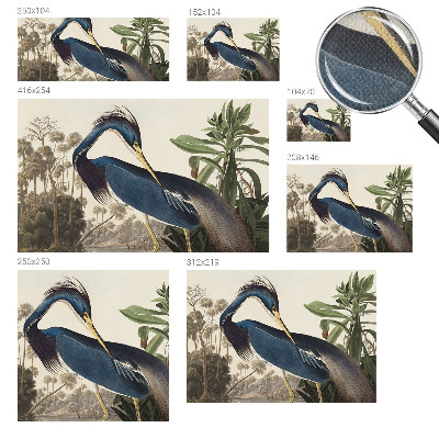 3D fototapet med motiv av exotisk natur