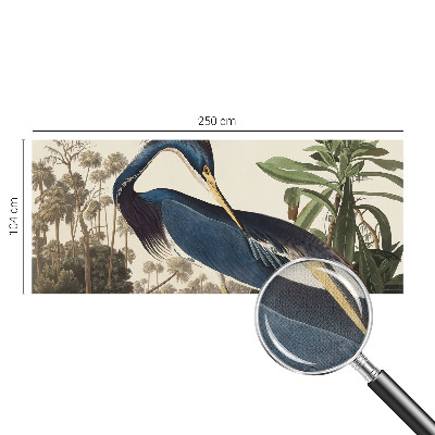 3D fototapet med motiv av exotisk natur