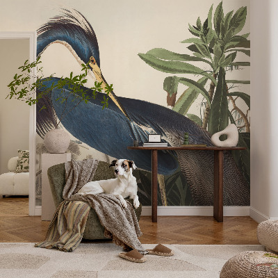 3D fototapet med motiv av exotisk natur