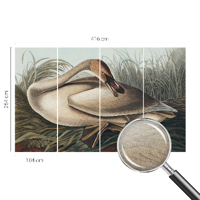 Peel and stick fototapet med motiv av en naturlig fågel