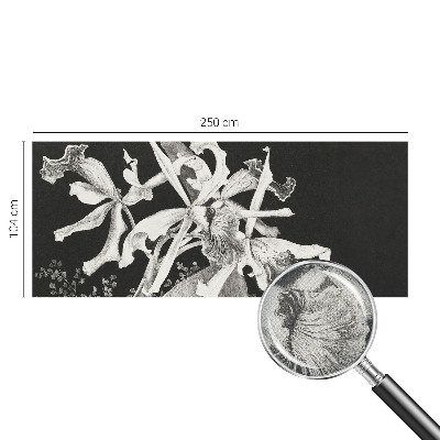 Fototapet barnrum Orkidéillustration