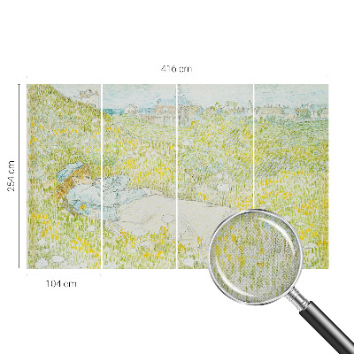Peel and stick fototapet med motiv av våravkoppling