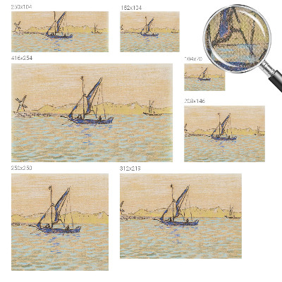 3D fototapet Fredens hav