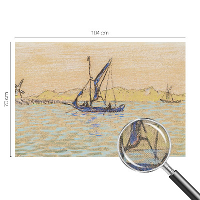 3D fototapet Fredens hav