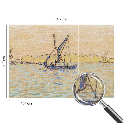 3D fototapet Fredens hav