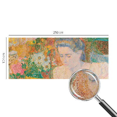 Självhäftande fototapet Blomsterporträtt