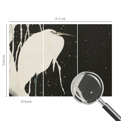 Fototapet för barn Vinterfågel