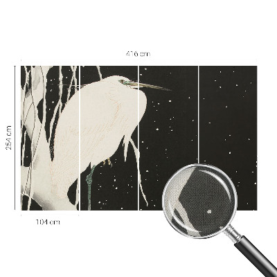 Fototapet för barn Vinterfågel