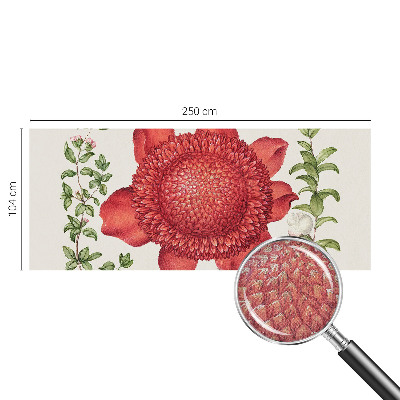 Fototapet barn med blommigt mönster