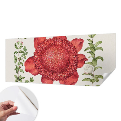 Fototapet barn med blommigt mönster