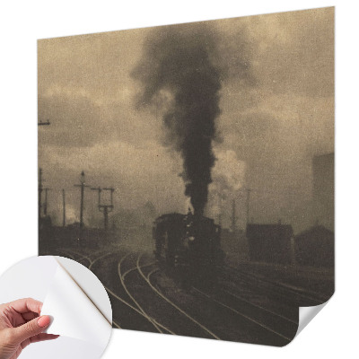 Fototapet för barn med motiv av ett industrilandskap
