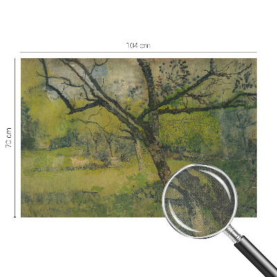 Självhäftande fototapet Grönt landskap