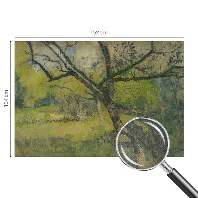 Självhäftande fototapet Grönt landskap