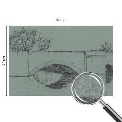 Peel and stick fototapet Bågbro