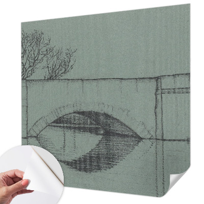 Peel and stick fototapet Bågbro